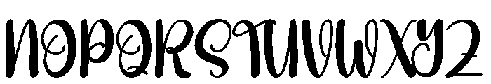 Gleaming Font UPPERCASE
