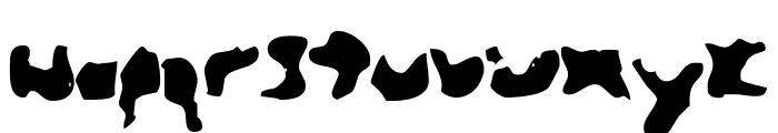 Glimmer Font LOWERCASE