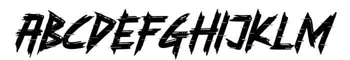 Glitch Shoot Personal Use Font UPPERCASE