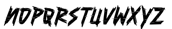Glitch Shoot Personal Use Font UPPERCASE