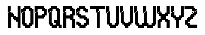 Glitchy Demo Font UPPERCASE