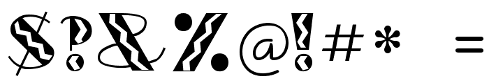 GlitzyFlash Regular Font OTHER CHARS