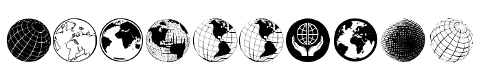 Globe Icons Font OTHER CHARS