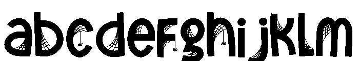 Gloomi Squish Spiderweb FONT