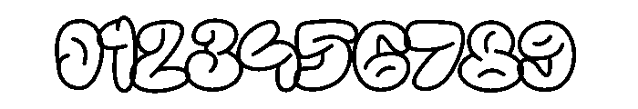 Gloomist Outline Regular Font OTHER CHARS