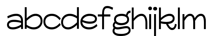 Glora Medium Font LOWERCASE