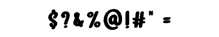 Glorius Font OTHER CHARS
