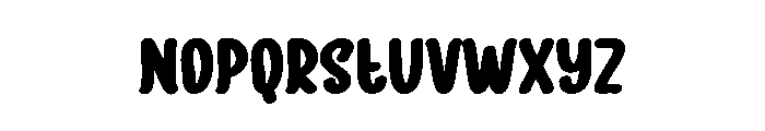 Glorius Font LOWERCASE