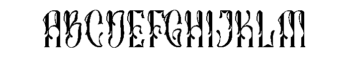 Glorivane DEMO Font UPPERCASE
