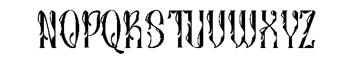 Glorivane DEMO Font UPPERCASE