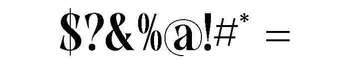 Glowfor Font OTHER CHARS