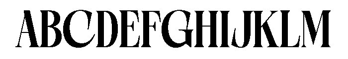 Glowfor Font UPPERCASE