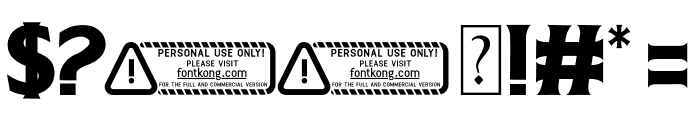 Glowmore PERSONAL USE ONLY! Font OTHER CHARS