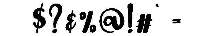 Gluten Font OTHER CHARS