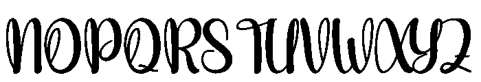 Gluten Font UPPERCASE
