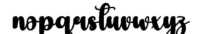 Gluten Font LOWERCASE
