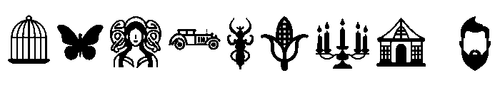 Glyphbats II Font OTHER CHARS