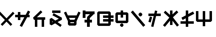 Glyphter Font LOWERCASE