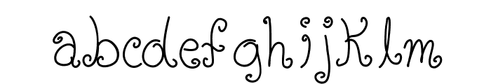 Glyphy Font LOWERCASE
