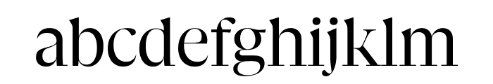 GLIKO MODERN L REGULAR Font LOWERCASE