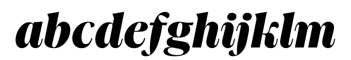 GLIKO MODERN M BLACK ITALIC Font LOWERCASE