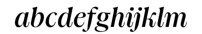 GLIKO MODERN M MEDIUM ITALIC Font LOWERCASE