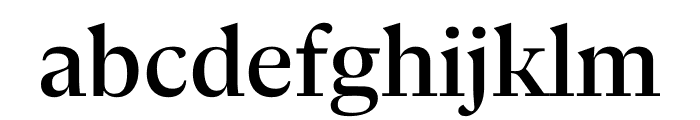 GLIKO MODERN S MEDIUM Font LOWERCASE