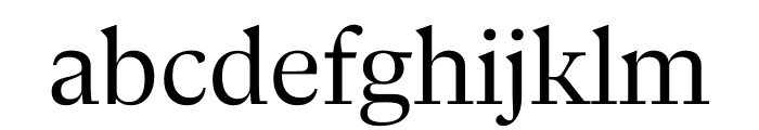 GLIKO MODERN S REGULAR Font LOWERCASE