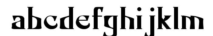 Glacial Font LOWERCASE