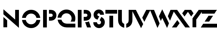 Glendale-Stencil-Regular Font UPPERCASE