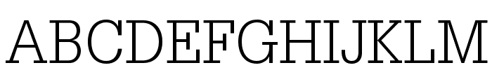 GlyphaLTStd-Light Font UPPERCASE