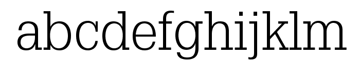 GlyphaLTStd-Light Font LOWERCASE
