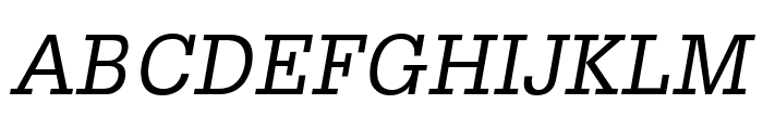 GlyphaLTStd-Oblique Font UPPERCASE