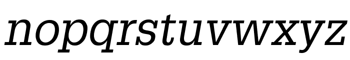GlyphaLTStd-Oblique Font LOWERCASE
