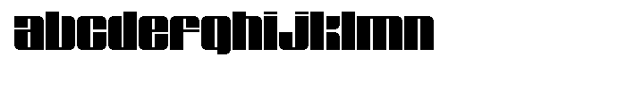 Glyphic Neue-Medium Font LOWERCASE