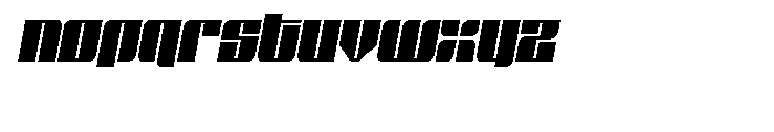 Glyphic Neue-Wide Italic Font LOWERCASE