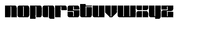 Glyphic Neue-Wide Font LOWERCASE