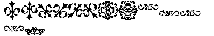GLC Ornaments One Regular Font UPPERCASE