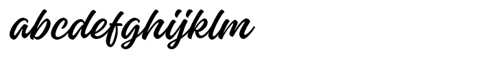 Gladiola Regular Font LOWERCASE