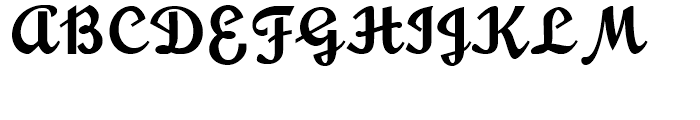Glengary NF Regular Font UPPERCASE