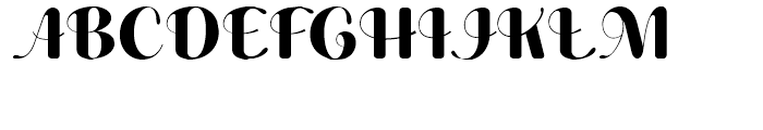 Glissando NF Regular Font UPPERCASE