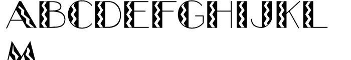 Glitzy Flash Font UPPERCASE