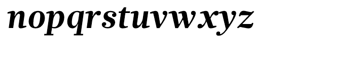 Glosa Bold Italic Font LOWERCASE