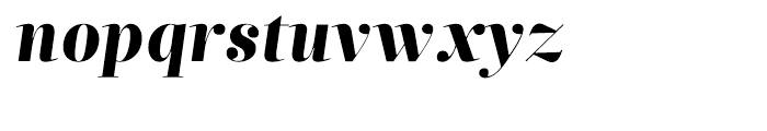 Glosa Display Black Italic Font LOWERCASE