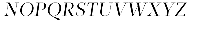Glosa Display Roman Italic Font UPPERCASE