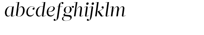 Glosa Display Roman Italic Font LOWERCASE