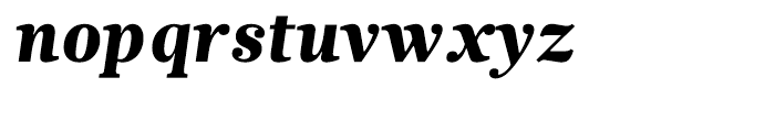Glosa Text Black Italic Font LOWERCASE