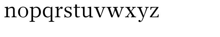 Glosa Text Roman Font LOWERCASE