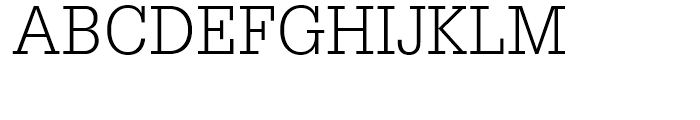 Glypha 45 Light Font UPPERCASE