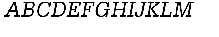 Glypha 55 Oblique Font UPPERCASE